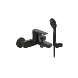Μπαταρία Μικτικη Λουτρού Μοdea Optima Black Matt